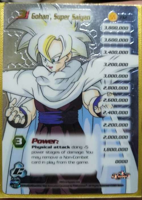 Trading Cards DBZ DRAGON BALL Z TRADING CARDS GOHAN SUPER SAIYAN